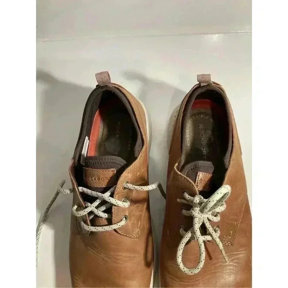Rockport Zaden trutech leather Oxford size 9 men’s brown  - Picture 6 of 7